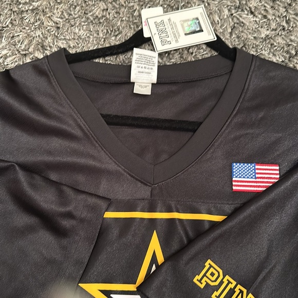 NWT US Army crop top. Pink by Victoria Secret Collegiate Collection size Large - Picture 4 of 4